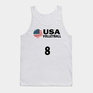 USA Volleyball #8 T-shirt Design Tank Top